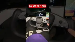⚠️*TESLA AUTOPILOT FAILURE* ⚠️ High Speed Turn 😳🥵 #Shorts