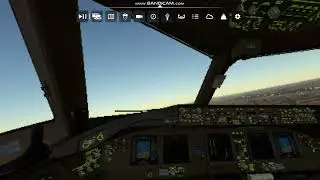 Pouso hard com 777-300ER
