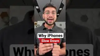 Why iPhones Slow Down 🤯 #shorts