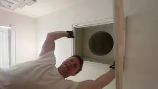 🧰 Ceiling Return Vent + Air Filter Frame Replacement by #24solve #handyman #diy
