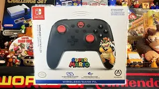 Bowser Wireless Nintendo Switch Controller Unboxing