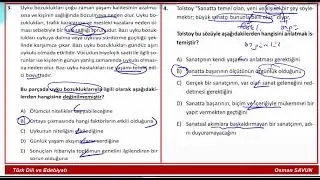 TYT Türkçe Deneme 40 - Part 1