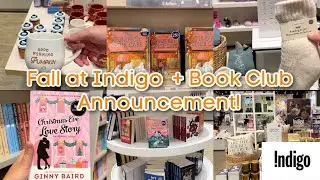 Fall at Indigo 🍁 Cozy Bookstore Walkthrough + Book Club Announcement!