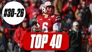 HuskerOnline counts down Top 40 Nebraska Football players on current Huskers' roster I #30-26 I GBR