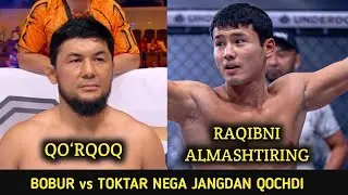 Bobur Abdulaziziv vs Erkebulan Toktar Haqiqatni Tan Oldi