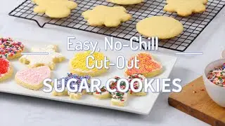 Easy No Chill Cut Out Sugar Cookies