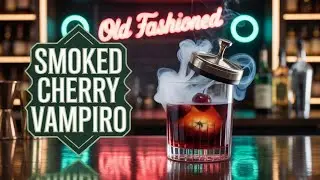 Как приготовить жуткий коктейль на Хэллоуин! &mdash; Копчёная вишня &laquo;Вампиро&raquo;