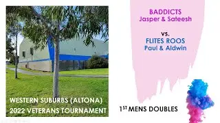 1st MD (BADDICTS vs. FLITES ROOS) | 2022 Veterans Tournament - Altona, VIC