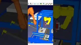 #robot #simulation #robodk #pickandplace #assembly #materialhandling