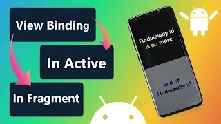 ViewBinding in Activity - Forget about findViewById | Android Studio Kotlin Lecture 1 [2022]