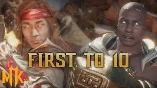 FIRST TO 10! Liu Kang vs. Geras Gameplay - Bdogg0100 vs. Raptor