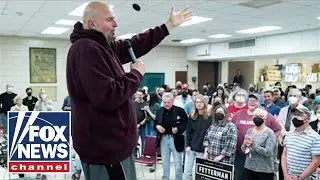 John Fetterman campaigns in brief appearance weeks after stroke