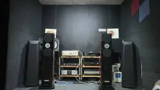 Sansui Alpha 607XR Stereo Amplifier paired Usher Dancer Mini Two Floorstanding loudspeakers