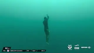 Abdelatif Alouach | Championnat de France apnée 2019 - Immersion libre -100M