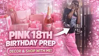 Пойдем со мной готовиться к моему дню рождения 🎀 Видеоблог о поиске розового декора