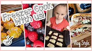 Cook with me! Vlog Style | Freezer Stock | TEAM-T &Me