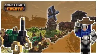 Minecraft Create Farming and Trams - All You Can Build