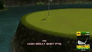 Golden Tee Great Shot on Eagles Peak!