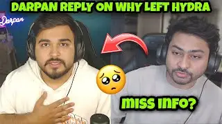 Darpan Final Reply On Left Hydra 💔 ? | Dynamo On Darpan Left Hydra? | Hydra Darpan Farewell💔