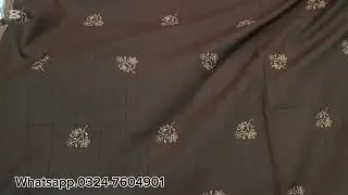 Sobia Waseem 3pc embrioded winter peach fabric