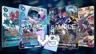Ariemon Vs Lucemon | BT23 | Digimon Card Game