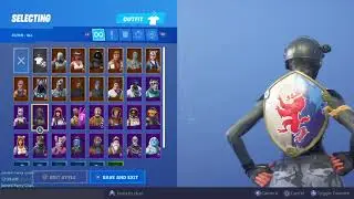 Royal shield back bling With every Character in my Locker.Fortnite