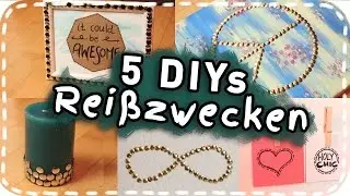 5 Ideen mit Rei&szlig;zwecken | DIY-Dekoration
