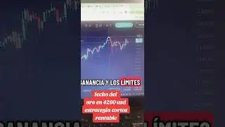 Techo del oro en 4200 usd,  estrategia para ganar en cortos 2:1