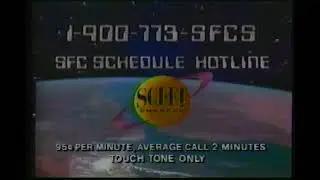 📞 Sci-Fi Channel Schedule Hotline 900 Number TV Commercial (1992 VHS Rip HQ) SyFy