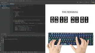 Countdown Timer with Python - ASMR Programming - No Talking
