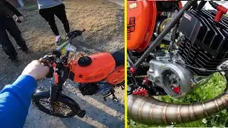 SIMSON TUNING 38KM REAKCJA KLIENTA Z NIEMIEC PIERWSZA JAZDA