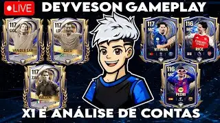 Jogando FC mobile x1 com os inscritos e an&aacute;lise de conta