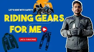 Lets ride with safety - Riding gears for me