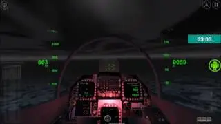 Beautiful War Jet F18 Super Hornet Real Combat Game Over - Night