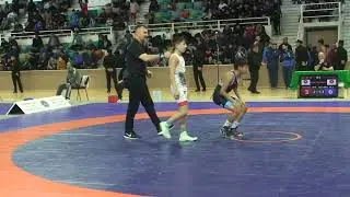 1/8 final GR - 38 kg: Əbəlfəz Hüseynli - Əli Rüstəmov