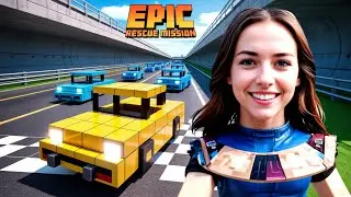 Epic Minecraft Hyperloop Rescue Mission | Steve Saves Butch & Suni in Elon's Tunnel!
