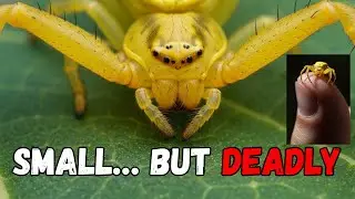 Yellow Spider: The Silent Predator Hidden in Flowers | Nature Documentary