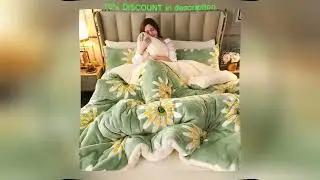 Why Everyone&rsquo;s Talking About This Product! Winter Bedding Thick Quilt Blanket Thickened Warm Flann