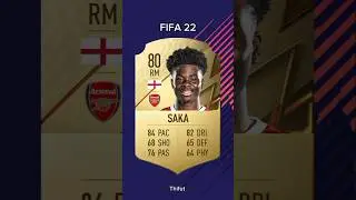 SAKA EVOLUTION CARD ON FIFA 🔥#fifa #eafc25