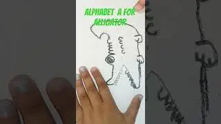 ABCs..A for ALLIGATOR #kidslearningvideos #learningtodraw