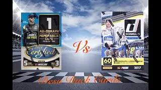 2018 Panini Certified Racing VS 2017 Panini Donruss Racing