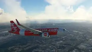 Airasia A320 Emergency Landing at Jakarta Airport