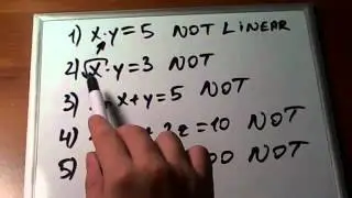 Brief Tutorial Linear Equations & Examples