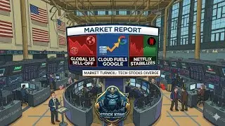 Global sell-off of US stocks,Cloud computing ignite Google's growth! Netflix sell-off. 1/20/2026