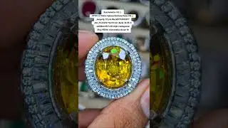 Buat kolektor HQ💲AP120 💎Yellow Sphene Rainbow Besar HQ👍,harga Rp 37 juta Wa 085792493877,Dim ,15.23x