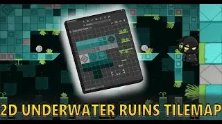 2D Unity Asset &ndash; Underwater Ruins Tilemap for Platformers