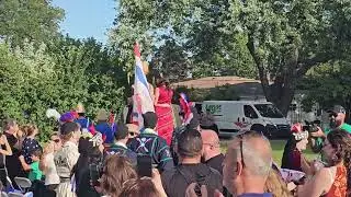 Assyrian Chariot Entrance - Assyrian Food Festival - Chicago - 2025