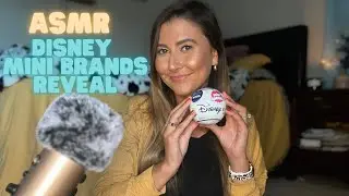 ASMR Disney Mini Brands Reveal (whisper ramble, unboxing, tingly tapping, fluffy mic)