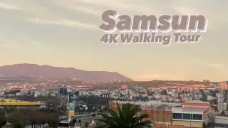 Samsun Turkey 4K Walking Tour - Vibe provincial Turkish city ( Istiklal Cd., Mayis Blv. )
