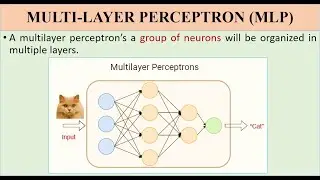 TOPIC 10 - MULTI-LAYER PERCEPTRON